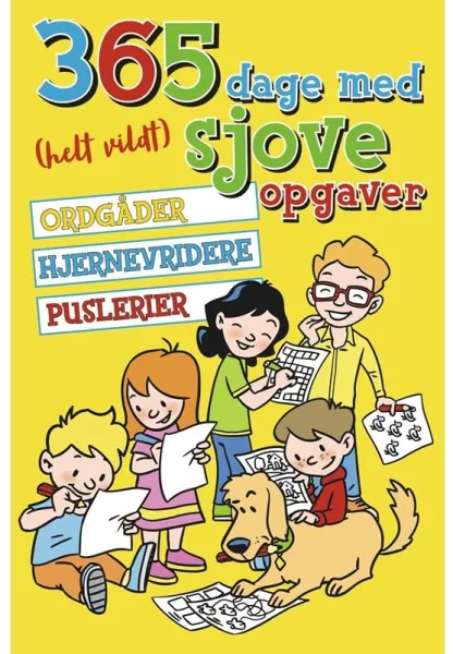 365 päivää todella hauskoja tehtäviä - Lastenkirja - pehmeäkantinen